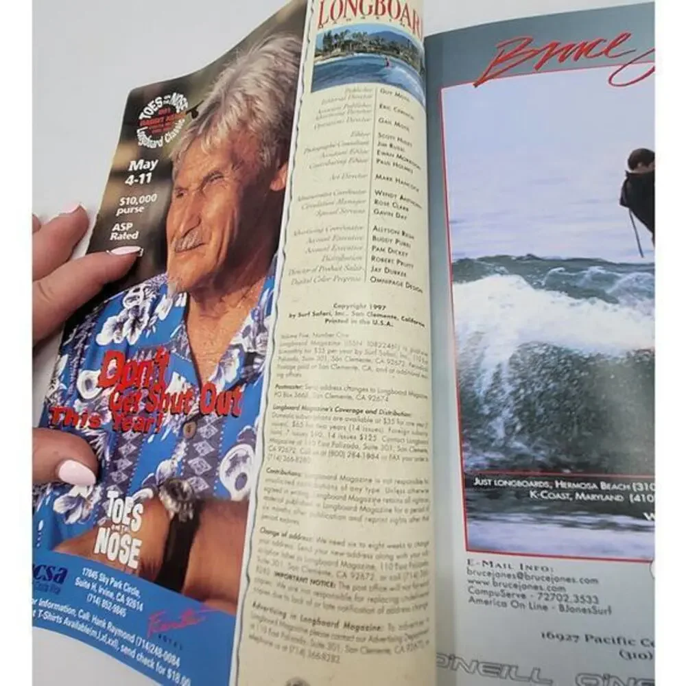 The LongBoard Quarterly Vintage Surfer Magazine March April 1997 Ephemera‎